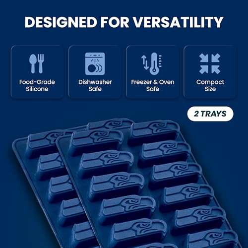 MasterPieces Fan Pans NFL Seattle Seahawks Ice Cube Tray - style: Seattle Seahawks