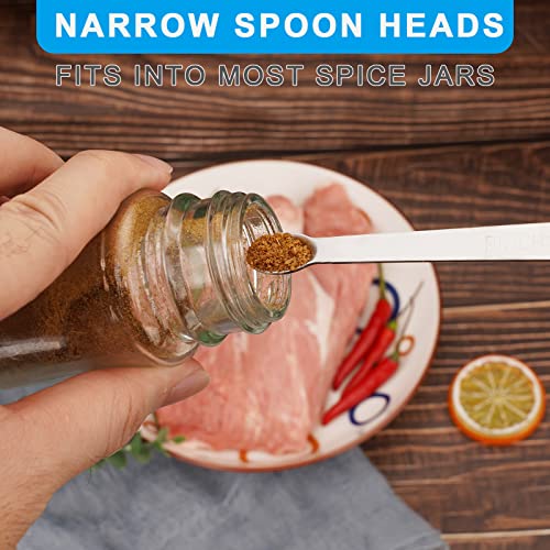 5pcs Mini Measuring Spoon Set, Heavy Duty Stainless Steel - size: 5pcs-mini-steel