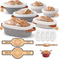 Cotton Rope Banneton Bread Proofing Basket Sourdough Basket Set