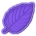 Leaf cookie cutter stamp - Fall series - 15mm deep Cookie cutter, Image press - Marshmallow Bliss - color: Leaf