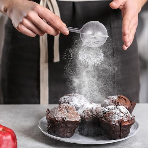 Flour Baking Sifter, Flour Sieve Bakers Dusting Wand