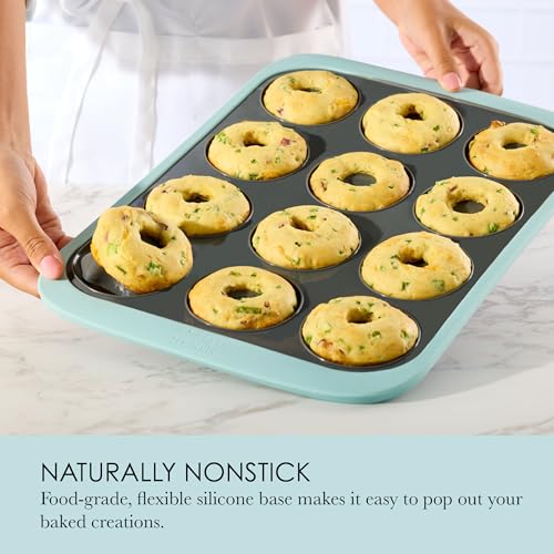 Chicago Metallic Silicone Donut Pan - 1.4 Inch - style: Donut Pan