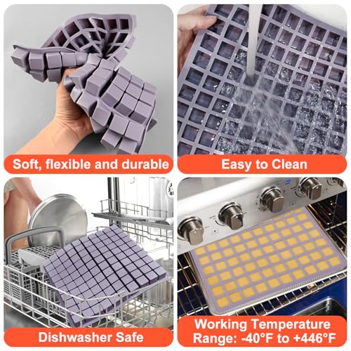 Square Chocolate Mold, 100 Cavities Mini Square Candy Molds - color: 100 Cavity Small Square Mold