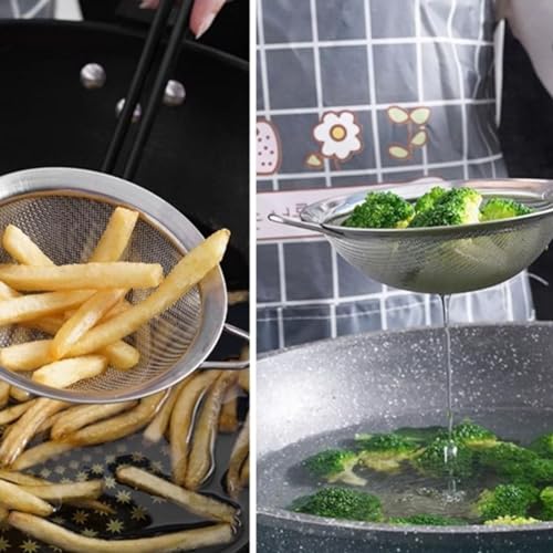 2PCS Small Fine Mesh Strainers Set