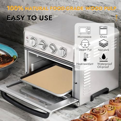 BYKITCHEN 11 x 9in Disposable Air Fryer Parchment Paper Sheet Liners,120PCS - size: 9 x 11 Inch