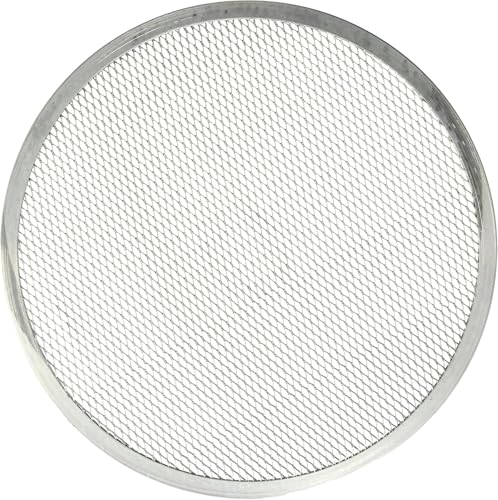American Metalcraft, inc. 18712 Pizza Pans, 12" Length, 12" Width, Silver (Pack of 48) - size: 12" W x 12" L, style: Pizza pan