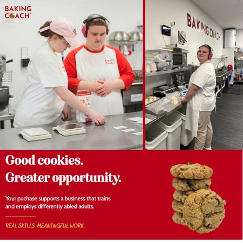 Baking Coach 2 Pack Mix & Eat or Bake Cookies - Edible Cookie Dough Mix Kit - color: 2 Pack Oatmeal Raisin Ginger
