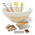 Kootek Banneton Bread Proofing Basket with Accessories, 9 Inch, Round