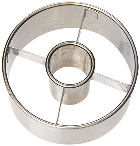 Harold Import Company Ateco 3-1/2-Inch Stainless Steel Doughnut Cutter