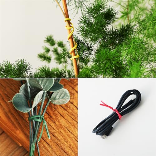300 pcs 5 inches White Plastic Twist Ties, Cable Ties, for Bags, Gardening Tools - color: White