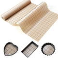 Silicone Baking Mat Roll 12IN*5FT Free Cutting, Non-Slip Pastry Mat, Non-Stick Reusable Air Fryer Liner, Oven Liners, Counter Mat, Freeze Dryer Mat, Easily Cut to Size Fit All Ovens Pans Tins Dishes - color: Beige Black Line, size: 60"L x 12"W
