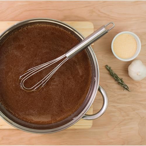 Mrs. Anderson’s Baking Flat Roux Whisk, Stainless Steel - style: Flat Roux Whisk