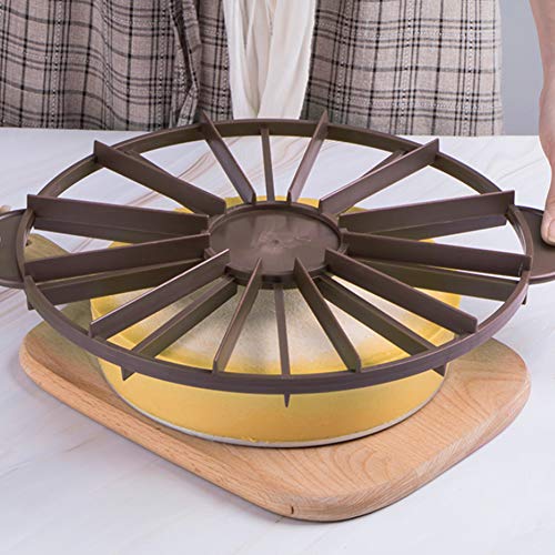 Fdit Cake Divider Cutter, 10 12 Portion Marker, 26.8 cm Round