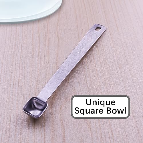2PCS 1/8tsp(0.6ml) Tiny Measuring Spoon, Small Teaspoon for Tiny Amounts - size: 1/8tsp|0.6ml
