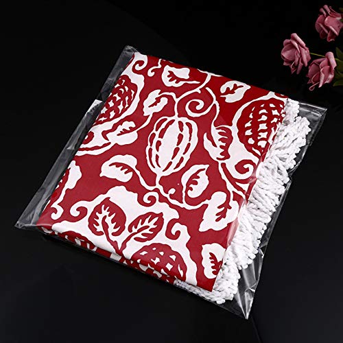Morepack 8x12 In Self Sealing Cellophane Bags, 200Pcs Clear Cellophane Bags - size: 8" x 12" (Pack of 200)