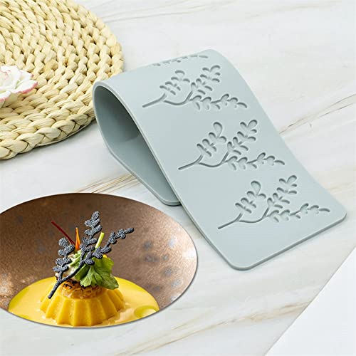 TUKE 3D Hollow Lace Fondant Molds Fruits Leaf Shape Lace Mat Party Cake Decoration Tool Cupcake Mat Silicone Molds for Polymer Clay Chocolate Baking Gummy Mould (Leaf_10.6x3x0.16inch_M) - size: Leaf_10.6x3x0.16inch_M