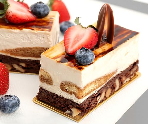YYaaloa 100pcs Mini Rectangular Golden Cake Boards Mousse Cupcake Base Paper Plates Rectangular Dessert Board Base for Cake DIY, Baking Dessert Party Wedding Birthday (Rectangular, 100pcs) - color: Rectangular, size: 100pcs