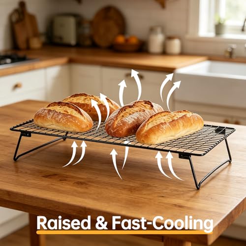 Cooling Racks for Cooking and Baking, Sourdough Bread Cooling Rack, 2PCS