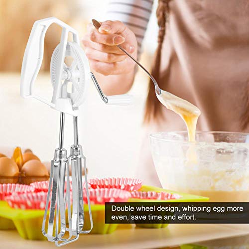 Hand Crank Egg Beater, Durable Egg Beater, Rustproof for Cooking for Kitchen