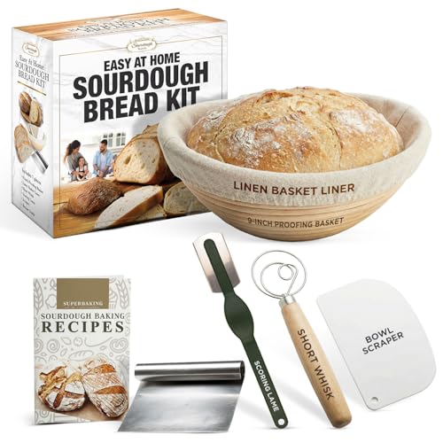 Sourdough Bread Kit, Complete Bread Making Supplies and Sourdough Tools