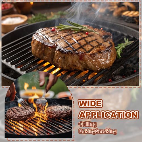 PATIKIL Round Barbecue Grill Mesh Grate, 8" Circular Stainless Steel BBQ Mesh Rack Circular Hole Round Barbecue Grilling Net for Outdoor Camping Home Party Family Gatherings - size: 8 inch