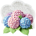 Hydrangea Flower Fondant Molds Flower Silicone Mold - color: Style 32