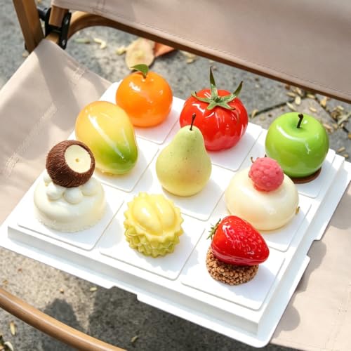 Silicone Mango Fruit Mold Tray with Funnels, 1 Pack - color: blue(4-cavity mango)