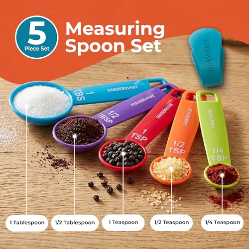 Farberware Professional Kitchen Measuring Spoons - Set of 5 - style: Measuring Spoons