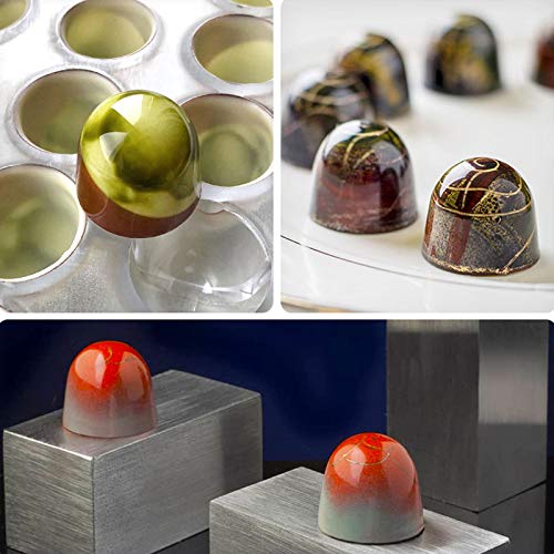 Grainrain polycarbonate chocolate mold polycarbonate chocolate bar mould Bullet Clear Hard Plastic candy pastry tools - Big Size (19322) - color: 8