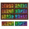 Holographic Chocolate Mold Silicone,Rectangle,Rose - color: Rose, style: Rectangle