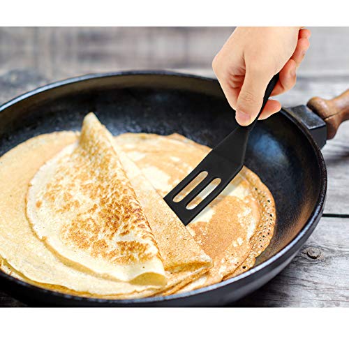 Patelai Mini Brownie Serving Spatula Silicone, Black, 2 Pieces - color: Black