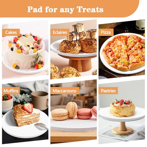 6PCS 10 Inch Round Cake Boards, Food-Grade 1/2" Thick Cake Drums, Greaseproof Cardboard Cake Rounds for Wedding Birthday Tiered Cakes & Bakery Display - size: 10Inch-1/2"Thick