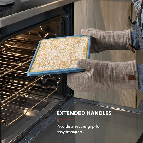 KitchenAid 10x15in Nonstick Aluminized Steel Baking Sheet, Blue Velvet - color: Blue Velvet, size: 10 x 15 Inch