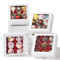 6"x6"x2½ 20PCS White Bakery Boxes with Window