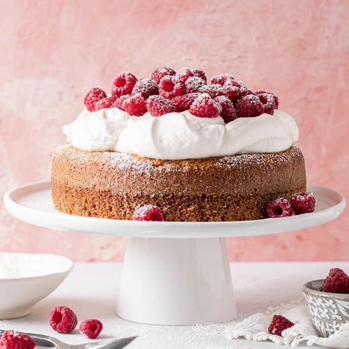 HUAKENER 10 Inch Cake Pan,2Pcs Round Cake Pan with Parchment Paper - size: 10 Inch without Handles