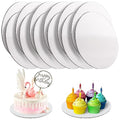 12 Pcs White Cake Boards - 8 inch Round, Food-Graded Cardboard Cake Rounds - style: 12PCS(8 Inches)