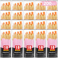 Acrylic Paint Brush Set, 20 Packs/200 pcs Nylon Hair Brushes - size: 200pcs-pink