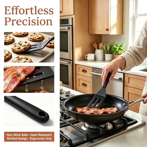 Mini Silicone Spatula Set 2 Pack, Small Heat Resistant for Nonstick