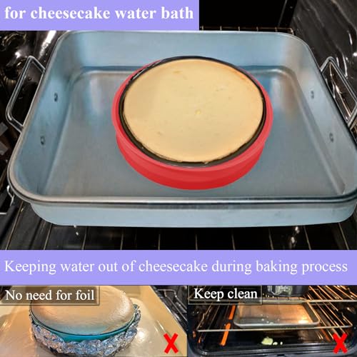 Silicone Springform Pan Protector, Cheesecake Water Bath Protector - size: for 9'' and 9.5'' pan