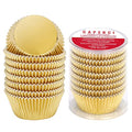 Caperci Standard Cupcake Liners Gold Foil Muffin Baking Cups 150-Pack - Premium Greaseproof & Sturdy Cupcake Papers - color: Gold Foil