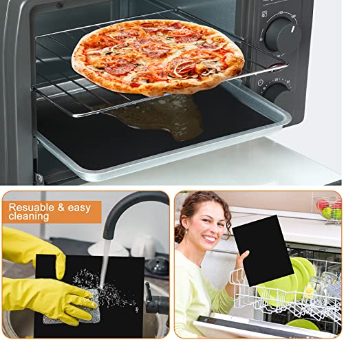 6 Pack Reusable Toaster Oven Liner Air Fryer Liners Trimmable, 12 x 14 Inch - size: 12 x 14 Inch