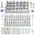 Russian Piping Tips Set, 193 Pcs Baking Supplies