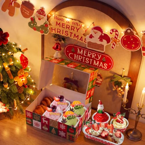 Christmas Mini Cake Pans with Lids, 5oz Round Mini Cake Tins, 60Pack - color: Christmas Color 60Pcs