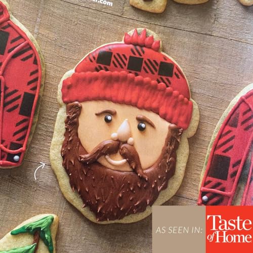The Cookie Countess Mini Buffalo Plaid Stencil