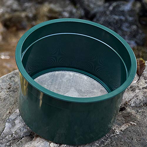ASR Outdoor 6pc Gold Panning Mineral Sifting Prospect Pan Classifier Sieve Set - size: (6) Piece Set
