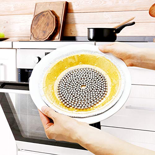 Durable Baking Supplies: Stainless Steel Chain Pie Weights, Reusable and Easy to Clean, Odorless, Safe Pie Weights for Pie Crusts, Oven Safe Baking Beads (10 feet) - size: 10 ft