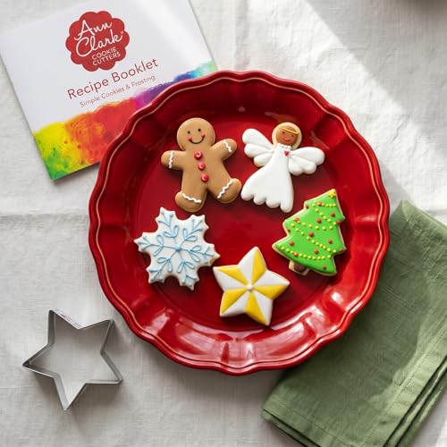 Ann Clark Christmas and Holiday Cookie Cutters Set of 5, Made in USA - style: Christmas 5-Pc Set