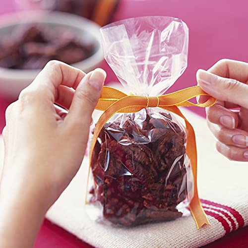 Augshy Cake Pop Bags, 300 Pcs 6x8" Treat Cello Bags with 300 Twist Ties - size: 6x8 Inches