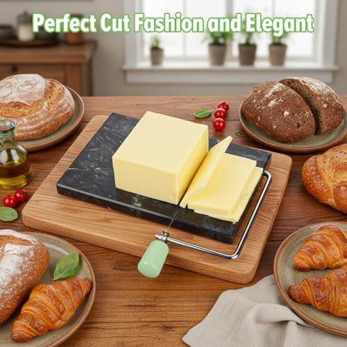10 Pcs Cheese Slicer Wire, 5.7 Inch Long Stainless Steel Cheeses Cutter Wire, Cheeses Cutting Wires Replacement for Cutting Cheese and Butter Chunks Silver Women Mother Kitchen Tool