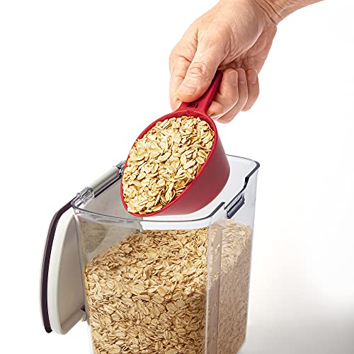 Magnetic Measuring Cups/Scoops Set/4,White - color: White, size: 1 cup (240 ml)